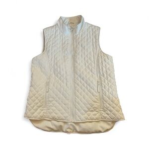 {Outback Trading Co.} Women's Quilted Cream Vest XL